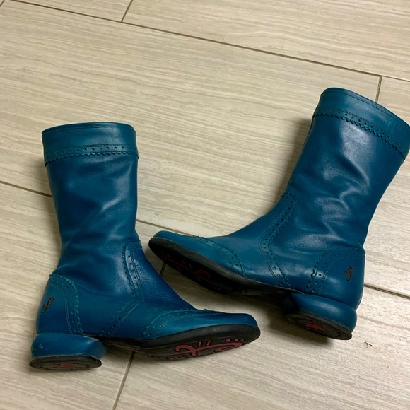 John Fluevog Shoes - Fluevog Fellowship Boot in Cobalt